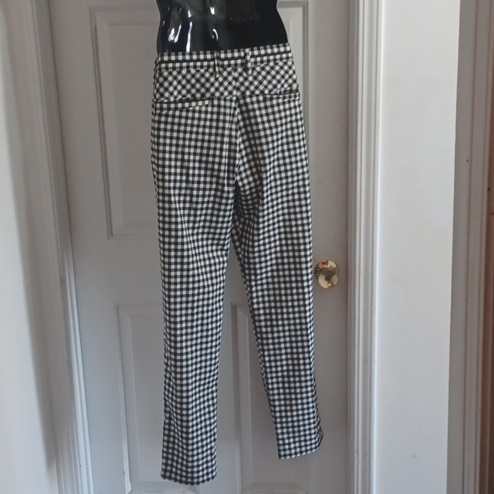 TR Premium British Style Checkered Dress Pants | Black & White, 34W x 32L - 🇬🇧 - Picture 8 of 10